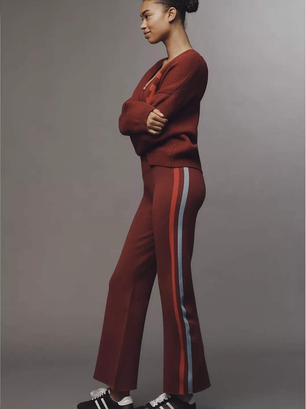 NWT Spiritual Gangster Blake Wide-Leg Track Pants Sz Medium